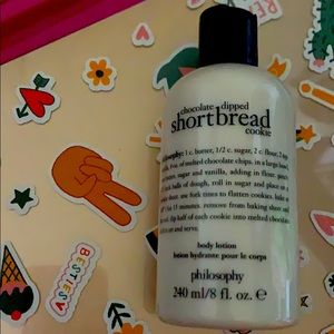 Chocolate dipped shortbread cookie sented lotion